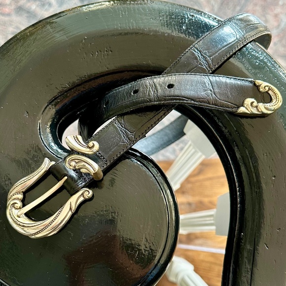 Brighton | Accessories | Brighton Black Leather Croc  display picture 3